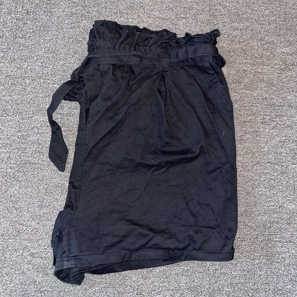 BooHoo Paper Bag Tie Waist Shorts